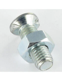 1 X Boulon De Charrue Tête Fraisée TF M10X30 2 Ergots Classe 8.8 Acier Zingué Blanc -Vis Express Magasin boulon de charrue tete fraisee tf m10x30 2 ergots classe 88 acier zingue blanc 2