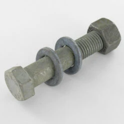 25 X Boulon (vendu Avec Ecrou) HR Haute Résistance M20X50 2 Rondelle Classe 8.8 Forte Tenue à La Corrosion Acier Galvanisé à