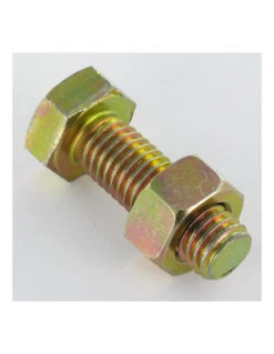 1 X Boulon (vendu Avec Ecrou) M8X25 Classe 6.8 ISO4017+4032 Bichromaté 200HBSSR