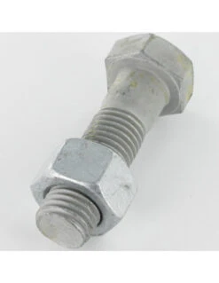 25 X Boulon (vendu Avec Ecrou) Tête Hexagonale TH M16X70 Classe 6.8 SB Forte Tenue à La Corrosion Acier Galvanisé à