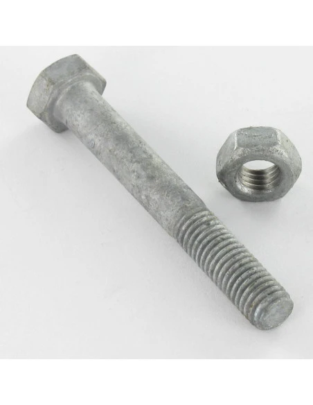 1 X Boulon (vendu Avec écrou) Tête Hexagonale TH M8X90 Classe 8.8 Forte Tenue à La Corrosion Acier Galvanisé 3 1 X Boulon (vendu Avec écrou) Tête Hexagonale TH M8X90 Classe 8.8 Forte Tenue à La Corrosion Acier Galvanisé – Image 3