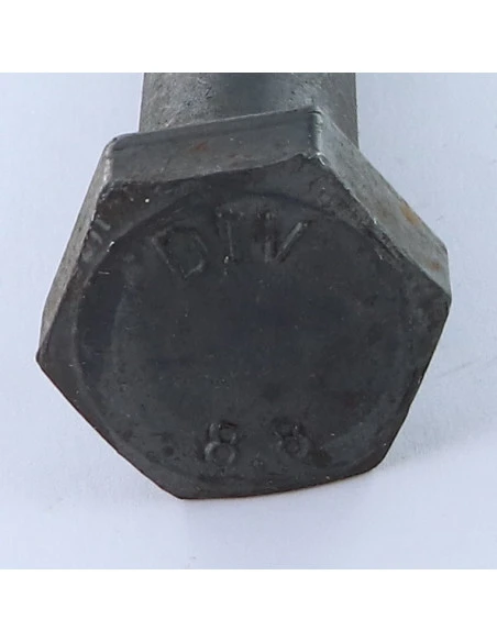 1 X Corps De Boulon Filetage Partiel Tête Hexagonale TH M10X60 Classe 8.8 Acier Brut 2 1 X Corps De Boulon Filetage Partiel Tête Hexagonale TH M10X60 Classe 8.8 Acier Brut – Image 2