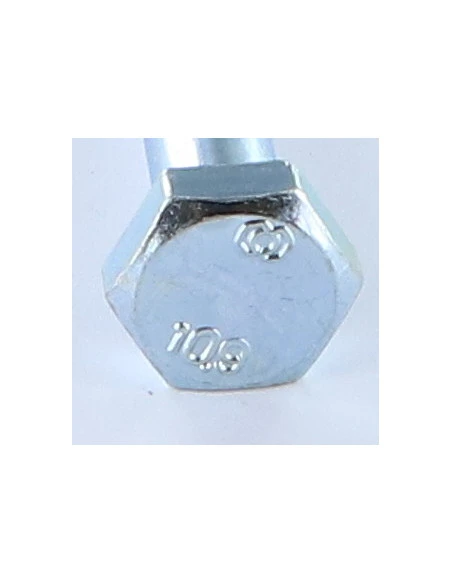 1 X Corps De Boulon Filetage Partiel Tête Hexagonale TH M12X160 Classe 10.9 Acier Zingué Blanc 2 1 X Corps De Boulon Filetage Partiel Tête Hexagonale TH M12X160 Classe 10.9 Acier Zingué Blanc – Image 2