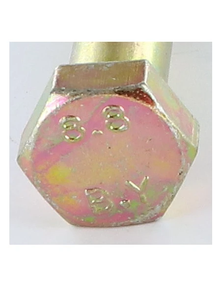 1 X Corps De Boulon Filetage Partiel Tête Hexagonale TH M18X90 Classe 8.8 Bichromaté 2 1 X Corps De Boulon Filetage Partiel Tête Hexagonale TH M18X90 Classe 8.8 Bichromaté – Image 2