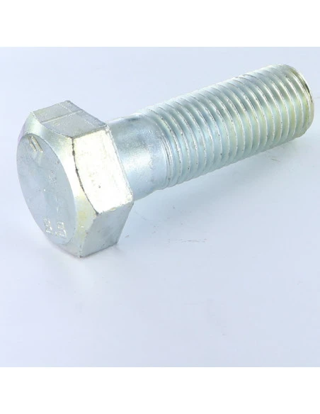 1 X Corps De Boulon Filetage Partiel Tête Hexagonale TH M30X100 Classe 8.8 Acier Zingué Blanc 3 1 X Corps De Boulon Filetage Partiel Tête Hexagonale TH M30X100 Classe 8.8 Acier Zingué Blanc – Image 3