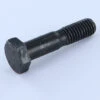 1 X Corps De Boulon Filetage Partiel Tête Hexagonale TH M8X35 Filetée Sur 15 Classe 8.8 Acier Zingué Noir