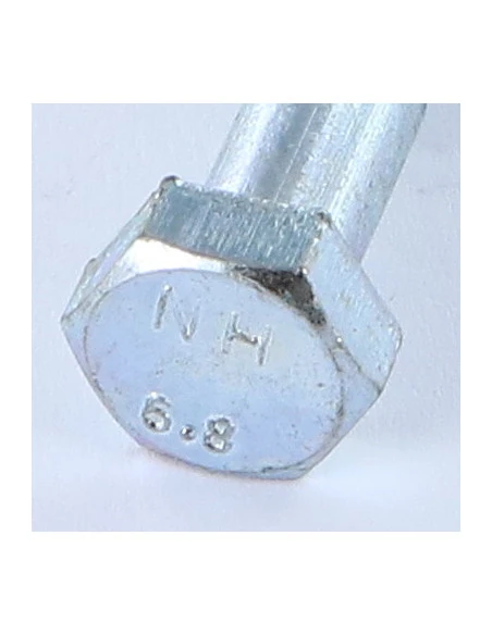 1 X Corps De Boulon Filetage Partiel Tête Hexagonale TH M8X40 Classe 6.8 Acier Zingué Blanc Frein Filet 2 1 X Corps De Boulon Filetage Partiel Tête Hexagonale TH M8X40 Classe 6.8 Acier Zingué Blanc Frein Filet – Image 2