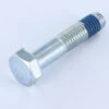 1 X Corps De Boulon Filetage Partiel Tête Hexagonale TH M8X40 Classe 6.8 Acier Zingué Blanc Frein Filet