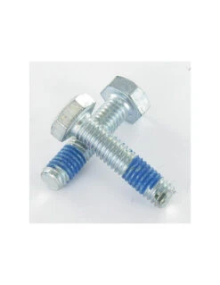 1 X Corps De Boulon Filetage Partiel Tête Hexagonale TH M8X65 Classe 8.8 Acier Zingué Blanc Frein Filet