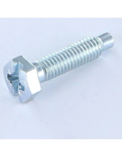 1 X Corps De Boulon Filetage Partiel Tête Hexagonale TH Pozi Et Fendu M6X25 Filetée Sur 22 BTLONGZG