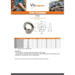 1 X Ecrou à Anneau M16 Inox A4 -Vis Express Magasin ecrou a anneau m16 inox a4 2