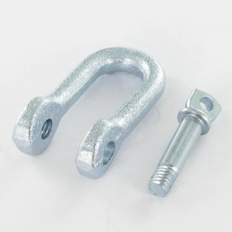 1 X Manille Droite à Piton à Oeil Acier Zingué 13 2 1 X Manille Droite à Piton à Oeil Acier Zingué 13 – Image 2