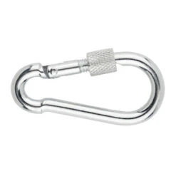 1 X Mousqueton De Sécurité Diamètre Câble 20 Acier Zingué
