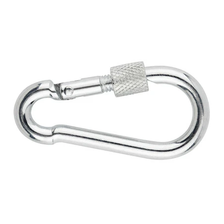 1 X Mousqueton De Sécurité Diamètre Câble 6 Acier Zingué 1 1 X Mousqueton De Sécurité Diamètre Câble 6 Acier Zingué