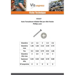 100 X Vis Autotaraudeuse Pour Plastique Tête Fraisée TF Phillips 2.6X10 Acier Zingué Noir 5 100 X Vis Autotaraudeuse Pour Plastique Tête Fraisée TF Phillips 2.6X10 Acier Zingué Noir -Vis Express Magasin vis autotaraudeuse pour plastique tete fraisee tf phillips 26x10 acier zingue noir 2