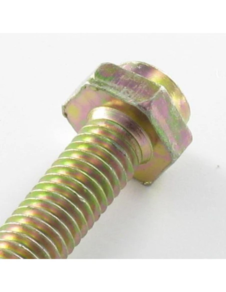 1 X Vis Cassette Tête Hexagonale TH Pozi M6X45 Pozi 2 Classe 6.8 Bichromaté 2 1 X Vis Cassette Tête Hexagonale TH Pozi M6X45 Pozi 2 Classe 6.8 Bichromaté – Image 2