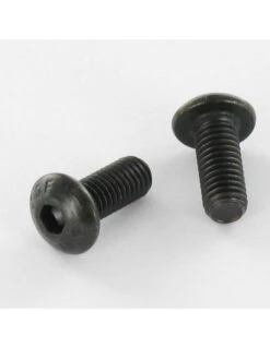 1 X Vis Métaux BHC (Tête Bombée Hexagonal Creux) M10X30 Filetage Total Classe 10.9 Clé De 6 HC6 Acier Zingué Noir