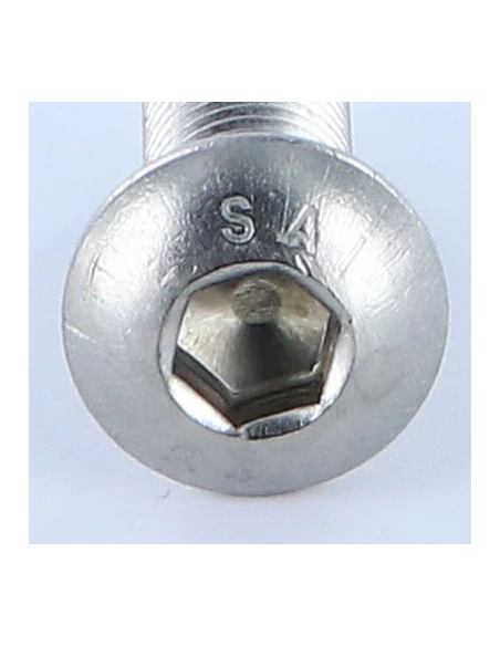 1 X Vis Métaux BHC (Tête Bombée Hexagonal Creux) M10X50 Filetage Total Clé De 6 HC6 Inox A4 2 1 X Vis Métaux BHC (Tête Bombée Hexagonal Creux) M10X50 Filetage Total Clé De 6 HC6 Inox A4 – Image 2