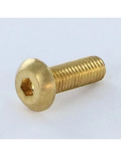 1 X Vis Métaux BHC (Tete Bombée Hexagonal Creux) M5X16 Clé De 3 HC3 Laiton