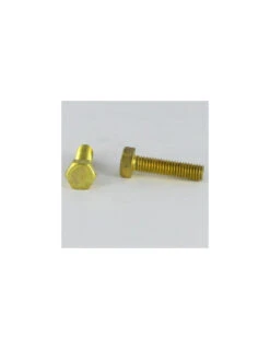 1 X Vis Métaux Laiton Tête Hexagonale TH M8X35