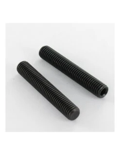 1 X Vis Métaux Sans Tête Six Pans Creux (sthc) Clé De 4 HC4 M8X40 Bout Plat Acier Zingué Noir