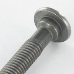 1 X Vis Métaux Tête Cylindrique Large TCL Fendue M6X35 Cranté Acier Brut -Vis Express Magasin vis metaux tete cylindrique bombee large tcbl fendue m6x35 crante acier brut 2