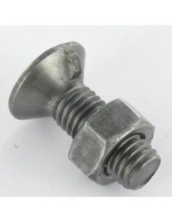 1 X Vis Métaux Tête Fraisée TF M12X35 1 Ergot Acier Brut