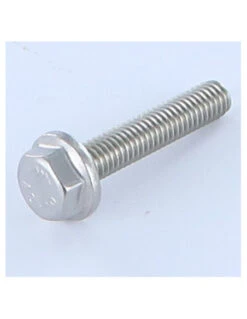 1 X Vis Métaux Tête Hexagonale TH Embase Lisse M6X10 Inox A2