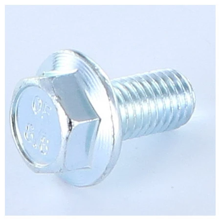1 X Vis Métaux Tête Hexagonale TH M12X30 Embase Collerette Crantée Classe 8.8 Acier Zingué 1 1 X Vis Métaux Tête Hexagonale TH M12X30 Embase Collerette Crantée Classe 8.8 Acier Zingué
