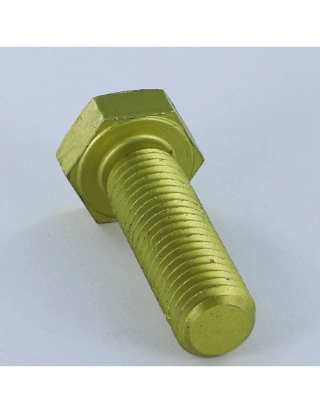 1 X Vis Métaux Tête Hexagonale TH M12X60 Aluminium 2 1 X Vis Métaux Tête Hexagonale TH M12X60 Aluminium – Image 2