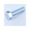 1 X Vis Métaux Tête Hexagonale TH M30X100 Classe 8.8 Acier Zingué