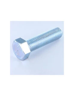 1 X Vis Métaux Tête Hexagonale TH M30X100 Classe 8.8 Acier Zingué