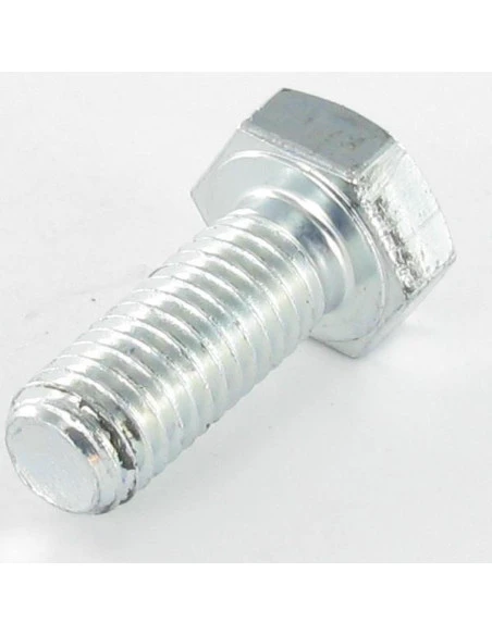 1 X Vis Métaux Tête Hexagonale TH M5X30 Acier Zingué Blanc 1 1 X Vis Métaux Tête Hexagonale TH M5X30 Acier Zingué Blanc