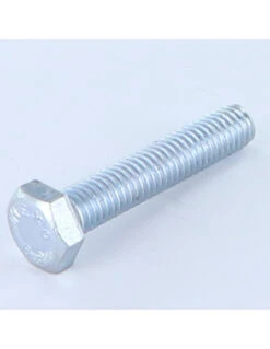 1 X Vis Métaux Tête Hexagonale TH M5X8 Classe 8.8 Acier Zingué