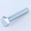 1 X Vis Métaux Tête Hexagonale TH M8X14 Classe 8.8 Acier Zingué