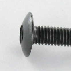 1 X Vis Poelier Tête Ronde Large Tête Ronde Large M6X46 Clé De 4 HC4 Acier Zingué Noir -Vis Express Magasin vis poelier tete ronde large tete ronde large m6x46 cle de 4 hc4 acier zingue noir 2