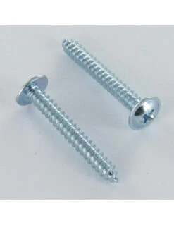 1 X Vis Tôle Poelier Tête Ronde Large Tête Ronde Large 4.2X25 Diamètre Diamètre De Tête: 9.5 Acier Zingué