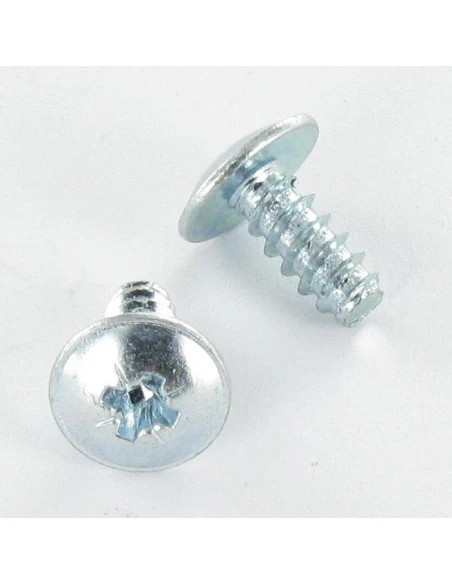 1 X Vis Tôle Poelier Tête Ronde Large TRL Pozi 2.9X6.5 Acier Zingué Sans Pointe 1 1 X Vis Tôle Poelier Tête Ronde Large TRL Pozi 2.9X6.5 Acier Zingué Sans Pointe