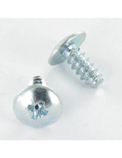 1 X Vis Tôle Poelier Tête Ronde Large TRL Pozi 4.2X9.5 Acier Zingué Sans Pointe