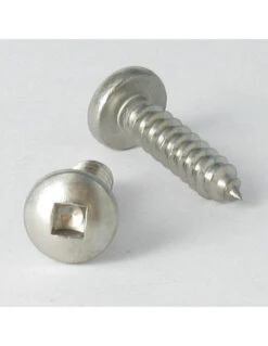 1 X Vis Tôle Tête Cylindrique TC Carré 3.9X25 Empreinte Carré 2 Inox A2