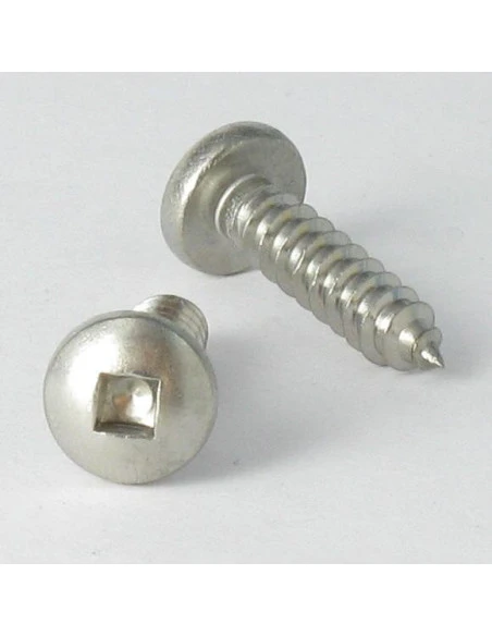 1 X Vis Tôle Tête Cylindrique TC Carré 4.2X13 Empreinte Carré 2 Inox A2 1 1 X Vis Tôle Tête Cylindrique TC Carré 4.2X13 Empreinte Carré 2 Inox A2