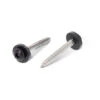 1 X Vis Tôle Tête Cylindrique TC TORX T15 + Rondelle Nylon 3.9X25 Inox A2 RAL7016 Gris Anthracite