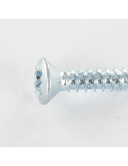 1 X Vis Tôle Tête Fraisée Bombée TFB Pozi 5.5X30 Acier Zingué 2 1 X Vis Tôle Tête Fraisée Bombée TFB Pozi 5.5X30 Acier Zingué – Image 2