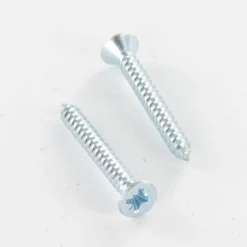 1 X Vis Tôle Tête Fraisée TF Pozi 3.9X45 Acier Zingué